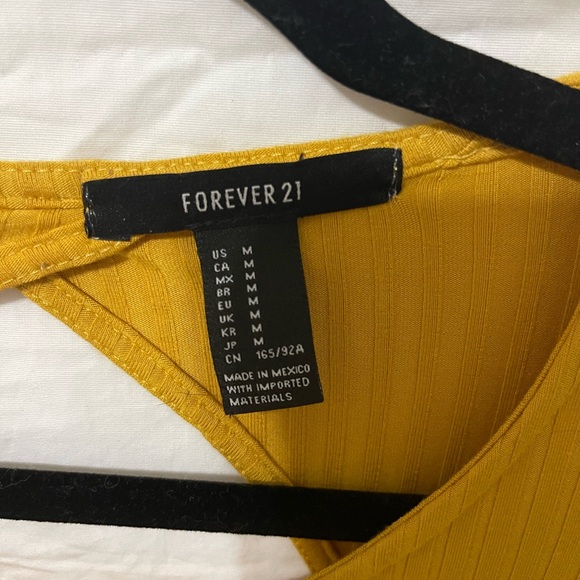 Forever 21 yellow Mini Dress - Picture 3 of 5